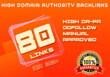 I will create 80 High Domain Authority Blog Comments Backlinks DA 30+
