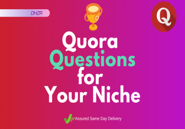 100+ Quora Questions related to Your Keyword/Website/Niche