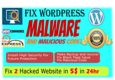 remove wordpress malware and Fix malicious code