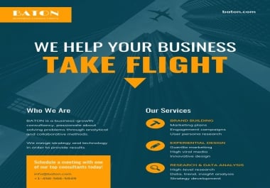 i design poster,  flyer,  brochure or pamphlet for your business