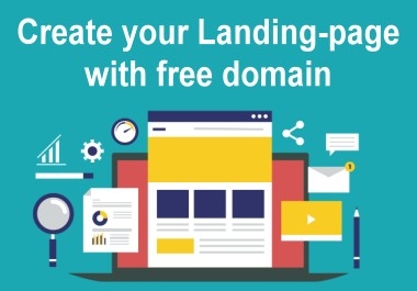 Create your Landing-page with free domain