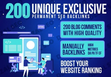 Bump Your WebSite With 200 High Quality Backlinks Dofollow