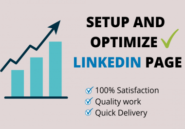 I will Setup and Optimise your LinkedIn Business Page