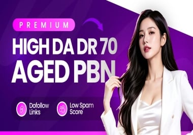 Premium PBN - Build 50 super high DA/DR 70+ dofollow Aged PBN backlinks Highly recommeded