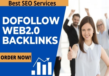 I will create manually 30 high authority web 2 0 backlinks