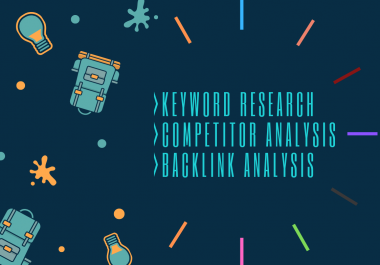 will do keyword research and competitor analysis