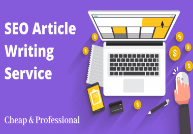 I write 1000 words article, content writing or blog writing on any niche