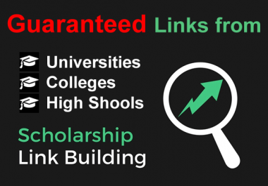 5 x Edu Scholarship Links from Colleges and Universities
