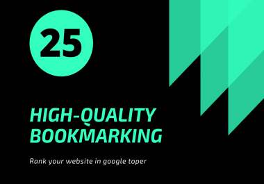 Bookmark 25 - DA40-100-Backlink 25 Google Top High DA PA Site
