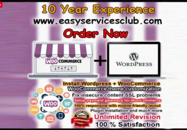 I will design develop outstanding woocommerce wordpress website
