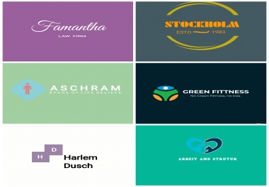 Professional logo design for your business. Logo is must be unique and creative.