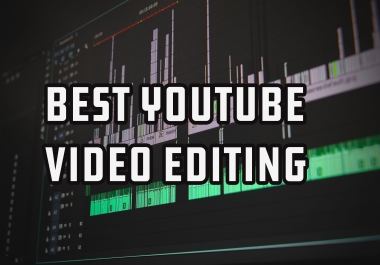 I will do youtube video editing