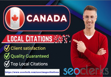I will do best 70 canada local seo citations and directory submission