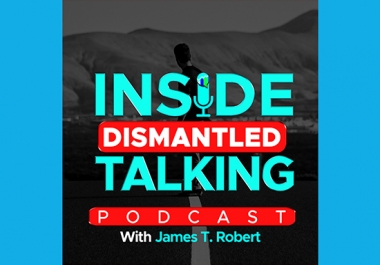 I will design typographic podcast cover art