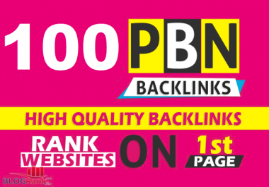 Create 100 Permanent DR/DA 65+ Homepage PBN Dofollow Backlink