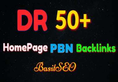 15 DA/DR 70+ permanant homepage Dofollow PBN Backlinks