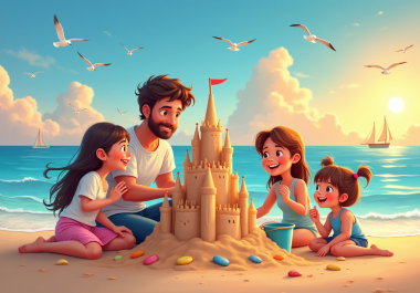 I will design colorful kids story book children story book illustrations for kdp