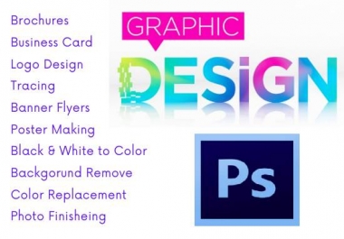 I will do any graphics designing work for you