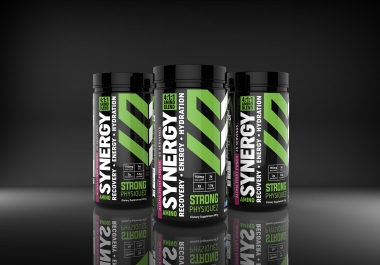 I will Create 3d Supplement bottle Mockup for Amazon