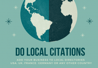 I will do 15 local seo citations or directories for your local business