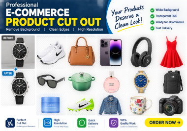 ecommerce product photo editing background removal