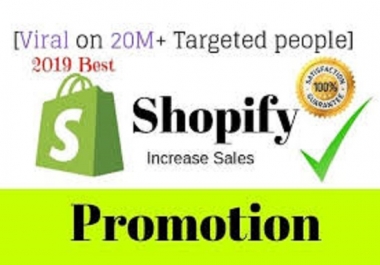 I will promote your shopify store to million USA audience to get traffic and boost sales
