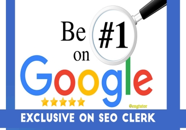 Google 1st page with High DA Web2.0 All-in-One High PR Quality Backlinks v3