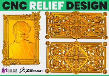 I will do CNC 3d relief design and programming