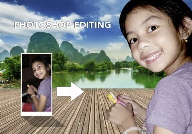 I will do any photoshop work and editing