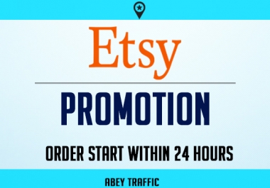 Etsy store marketing promotion USA web traffic for 30 Days