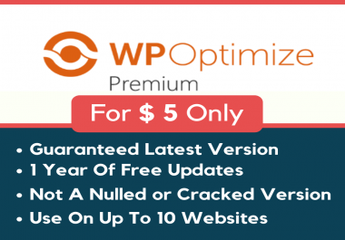 WP Optimize Premium Plugin For WordPress - Money Back Guarantee