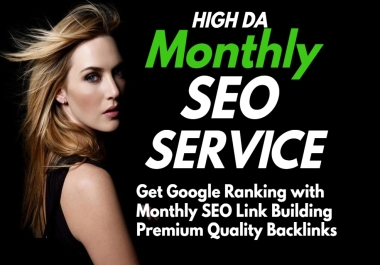 Monthly 1000 Backlinks SEO for New Website Get top google ranking