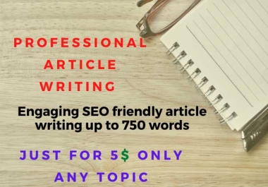 SEO Optimize Article Writing any trending Topic 850 words Unique Article