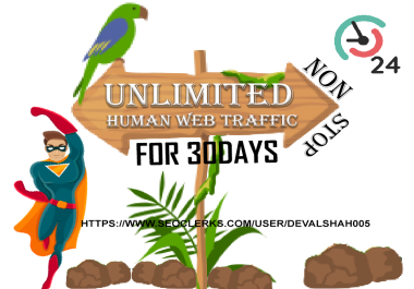 Unlimited Organic Visitors to your website by Social media and search engine