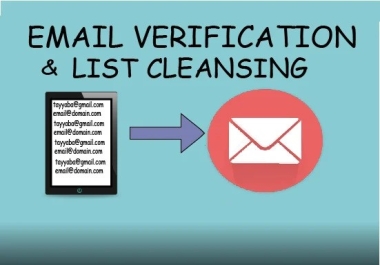I will do email verification and email list cleaning service 50k in 24 hrs