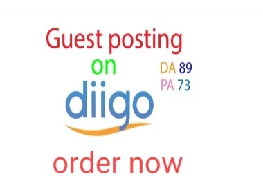 write and publish guest post on diigo.com