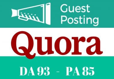 i can do guest post on quora. com