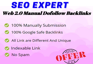 I will Create Manually 50 Web 2 0 Backlinks