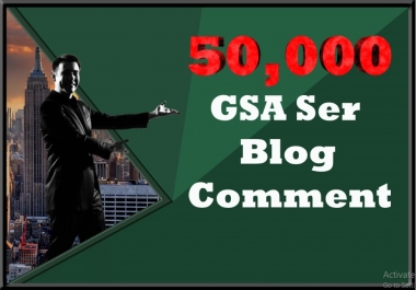 50K GSA Ser Blog Commnt Backlinks