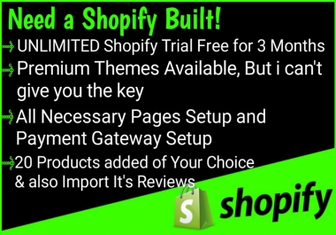I will develop creative Shopify Dropshipping website or store with responsive design