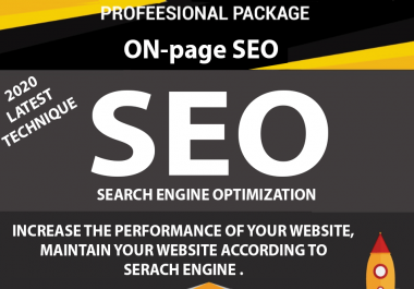 Full Profesional Package of Onpage Seo 2020 latest techniques