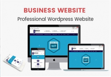 I will create fully responsive wordpress website with theme