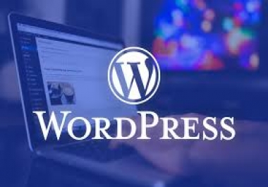 I will Design and Develop a Wordpress Website