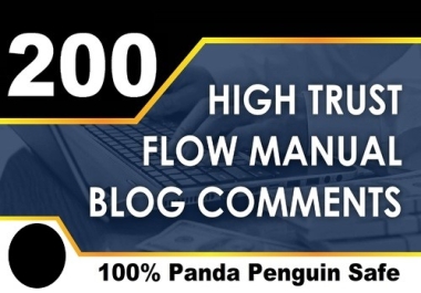 I will create 200 quality dofollow blog comment and high authority backlinks