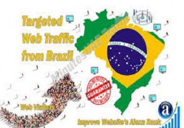 I will drive 20,000 brazil unlimited keyword targeted visitors