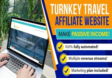 I will Create a Fully Automated Travel Website for Passive Income