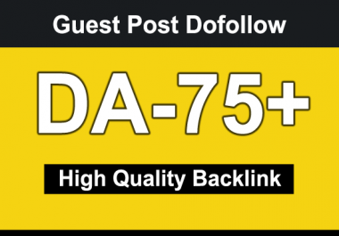 I will Guest Post on high DA 75 plus News blog