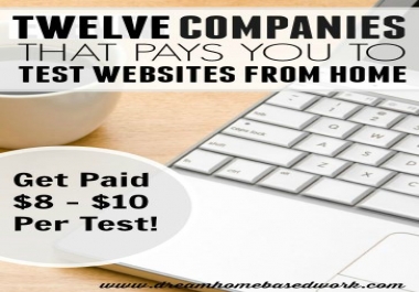 Help you in providing website testing jobs