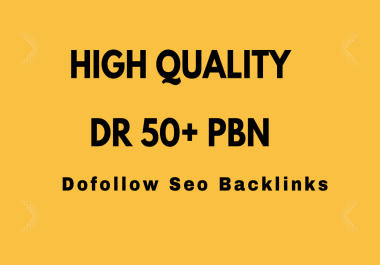 Build High Quality 50 PBN DR 50 HomePage Seo Dofollow Backlinks