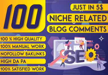 100 Niche Relevant Blog comments
